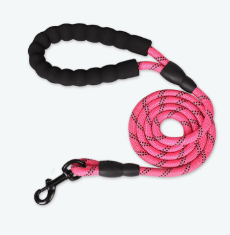 Reflective Nylon Dog Leash - Enhance Safety And Style On Walks-0